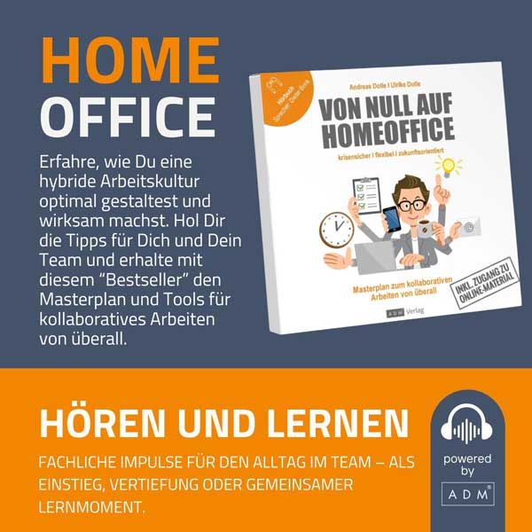 Hörbuch »Von Null auf Homeoffice« von Andreas & Ulrike Dolle